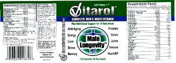 Vitarol Male Longevity - 