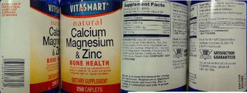 Vitasmart Natural Calcium Magnesium & Zinc - supplement