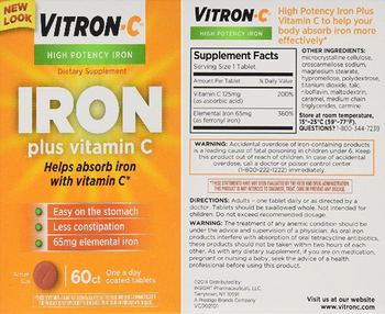 Vitron-C Iron plus Vitamin C - supplement