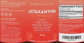 Viva Naturals Astaxanthin 4 mg - supplement