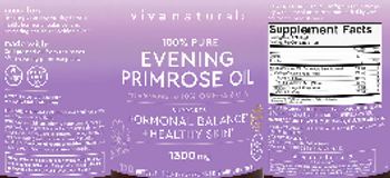 Viva Naturals Evening Primrose Oil 1300 mg - supplement