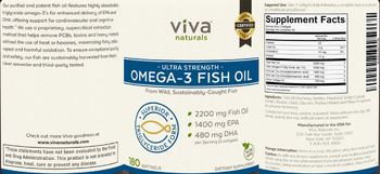 Viva Naturals Ultra Strength Omega-3 Fish Oil - supplement