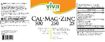 Viva Vitamins Cal 500-Mag 250-Zinc 25 - supplement