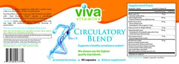 Viva Vitamins Circulatory Blend - supplement