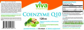 Viva Vitamins Coenzyme Q10 120 mg - supplement