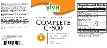 Viva Vitamins Complete C-500 - supplement