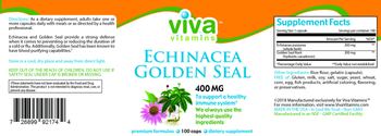 Viva Vitamins Echinacea Golden Seal 400 mg - supplement