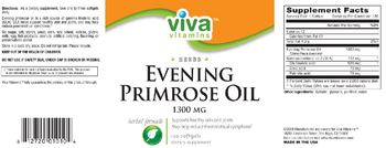 Viva Vitamins Evening Primrose Oil 1300 mg - herbal formula