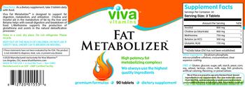 Viva Vitamins Fat Metabolizer - supplement