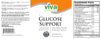Viva Vitamins Glucose Support - supplement