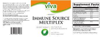 Viva Vitamins Immune Source Multiplex - supplement