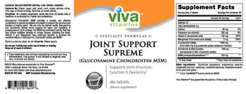 Viva Vitamins Joint Support Supreme - supplement