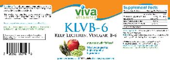 Viva Vitamins KLVB-6 - supplement