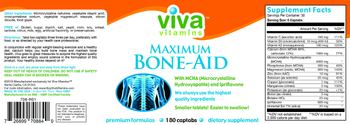 Viva Vitamins Maximum Bone-Aid - supplement