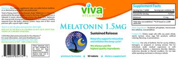 Viva Vitamins Melatonin 1.5 mg - supplement