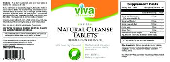 Viva Vitamins Natural Cleanse Tablets - supplement