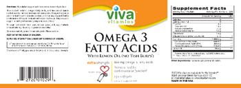 Viva Vitamins Omega 3 Fatty Acids Extra Strength - supplement