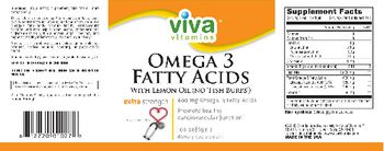 Viva Vitamins Omega 3 Fatty Acids Extra Strength - supplement