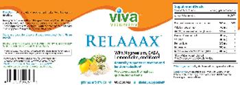 Viva Vitamins Relaaax - supplement