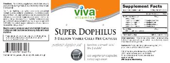 Viva Vitamins Super Dophilus - supplement