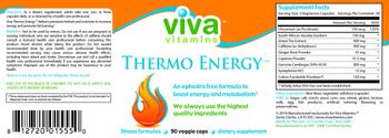 Viva Vitamins Thermo Energy - supplement