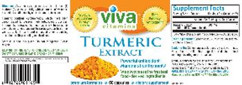 Viva Vitamins Turmeric Extract - supplement