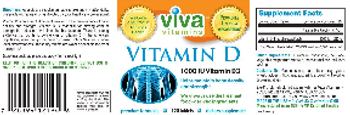 Viva Vitamins Vitamin D 1000 IU - supplement
