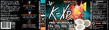 VMI Sports Black Series K-XR Pre-Workout Miami Vice - supplement featuring hordenine hcl