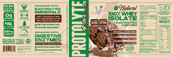 VMI Sports ProtoLyte Naturals 100% Whey Isolate Chocolate Fudge Cookie - supplement