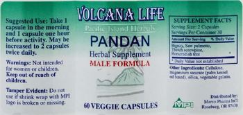 Volcana Life Pandan - herbal supplement