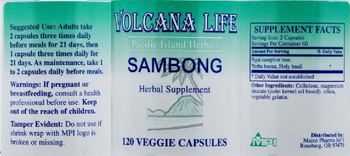 Volcana Life Sambong - herbal supplement