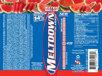 VPX Meltdown Fat Assault Watermelon - supplement