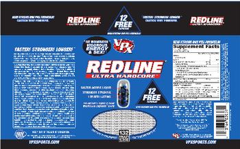 VPX RedLine Ultra Hardcore - supplement
