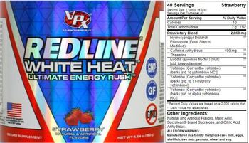 VPX Redline White Heat Strawberry - supplement