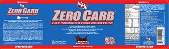 VPX Zero Carb Fat  Incinerating Zerotein Serious Chocolate - supplement