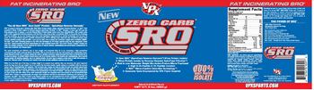 VPX Zero Carb SRO Vanilla Blast - supplement