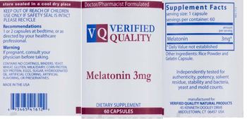 VQ Verified Quality Melatonin 3 mg - supplement