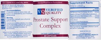 VQ Verified Quality Prostate Support Complex - supplement