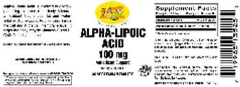 VSN Vital Strength Nutrition Alpha-Lipoic Acid 100 mg - support