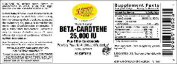 VSN Vital Strength Nutrition Beta-Carotene 25,000 IU Plus Other Carotenoids - supplement