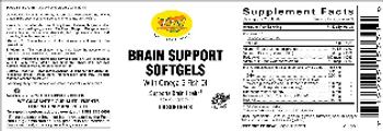 VSN Vital Strength Nutrition Brain Support Softgels With Omega-3 Fish Oil - supplement