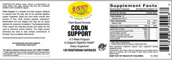 VSN Vital Strength Nutrition Colon Support - supplement