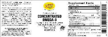 VSN Vital Strength Nutrition Concentrated Omega-3 - supplement