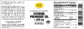 VSN Vital Strength Nutrition Evening Primrose Oil 1,300 mg - supplement