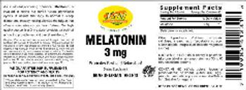 VSN Vital Strength Nutrition Melatonin 3 mg - supplement