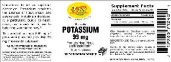 VSN Vital Strength Nutrition Potassium 99 mg - supplement
