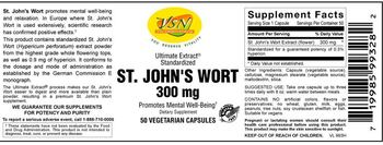 VSN Vital Strength Nutrition St. John's Wort 300 mg - supplement