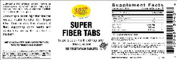 VSN Vital Strength Nutrition Super Fiber Tabs - supplement