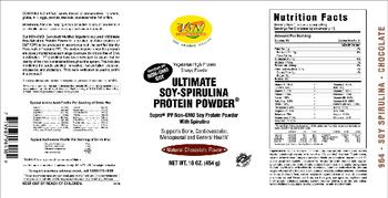 VSN Vital Strength Nutrition Ultimate Soy-Spirulina Protein Powder Natural Chocolate Flavor - supplement