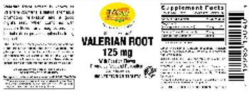 VSN Vital Strength Nutrition Valerian Root 125 mg With Passion Flower - supplement